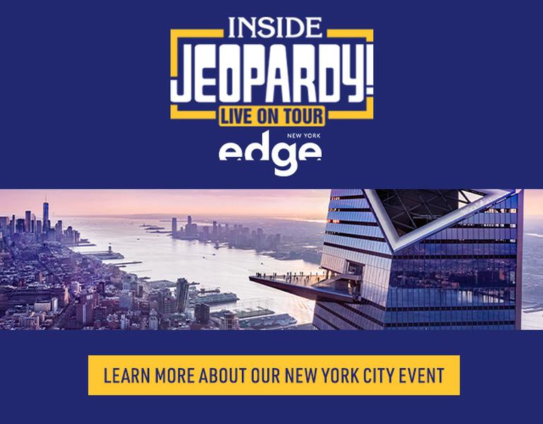 Inside Jeopardy! Live on Tour New York edge | Learn more about our New York City event